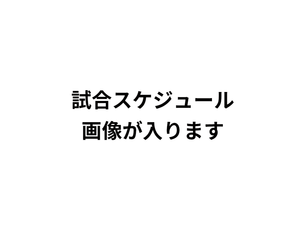 試合スケジュール